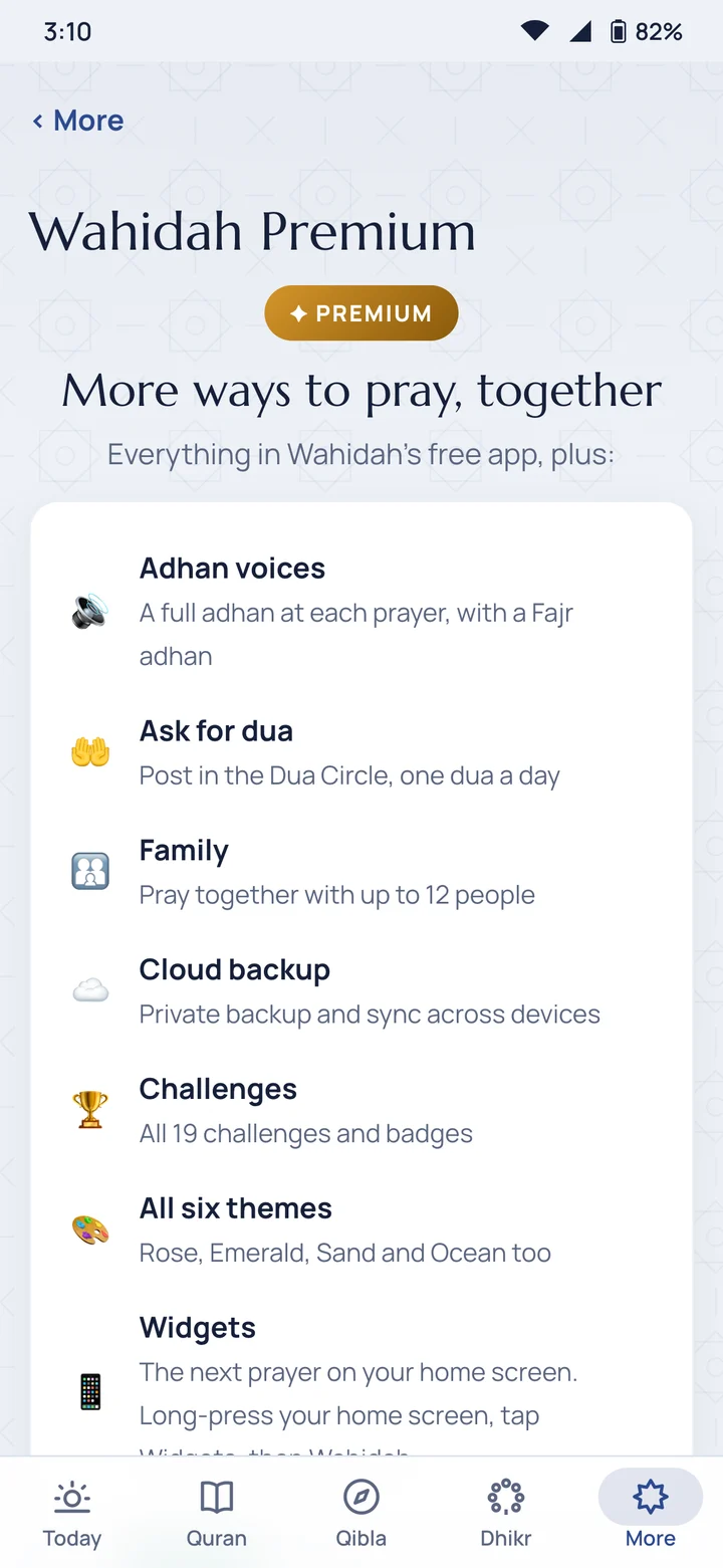 Wahidah Premium